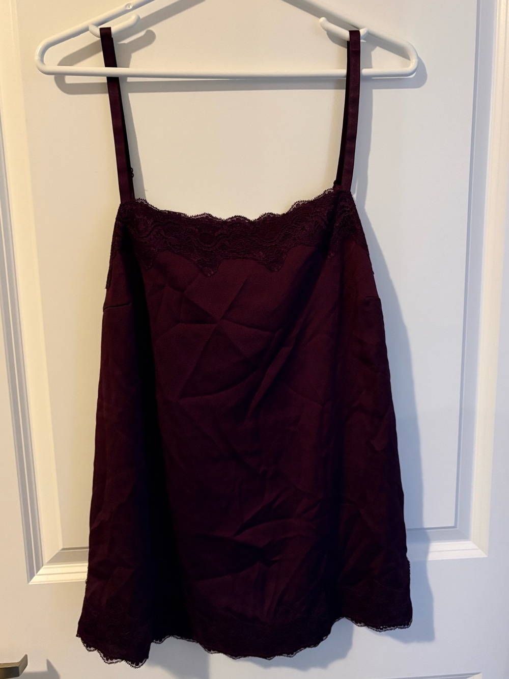 Women's Lace-Trim plum Dress Camisole